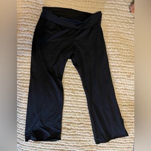 PrAna mid rise cropped flare leggings